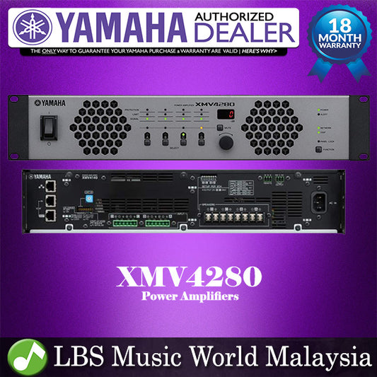 Yamaha XMV4280 4 channel 280W x 4 Power Amplifier Amp (XMV 4280)