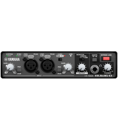 Yamaha RUio16-D Dante USB Audio Interface Analog (RUio16)