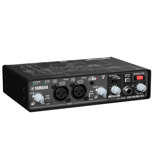 Yamaha RUio16-D Dante USB Audio Interface Analog (RUio16)