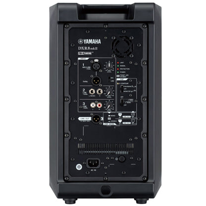 Yamaha DXR8 mkII 1100W 8" Powered Speaker 2 way Operation with Stand - Pair (DXR8mkII)