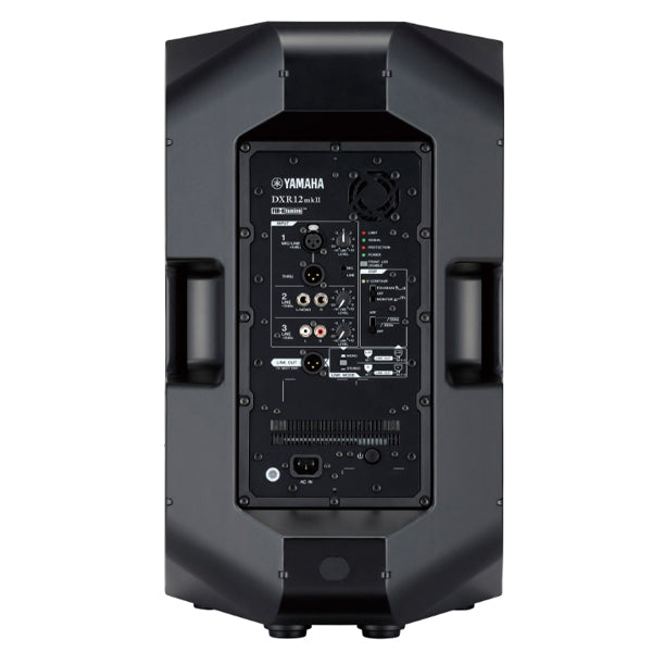 Yamaha DXR12 mkII 1100W 12" Powered Speaker 2 way Operation with Speaker Stand - Pair (DXR12mkII)