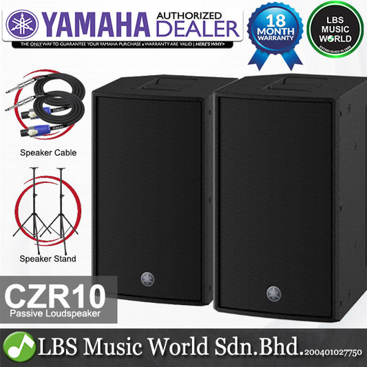 Yamaha CZR10 700 Watt 10" 2 Way with Bass Reflex Lightweight Passive Speaker