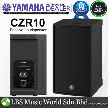 Yamaha CZR10 700 Watt 10" 2 Way with Bass Reflex Lightweight Passive Speaker