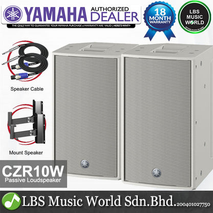 Yamaha CZR10 700 Watt 10" 2 Way with Bass Reflex Lightweight Passive Speaker