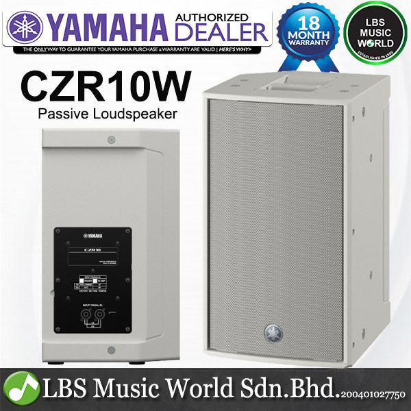 Yamaha CZR10 700 Watt 10" 2 Way with Bass Reflex Lightweight Passive Speaker