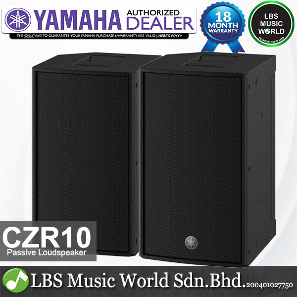 Yamaha CZR10 700 Watt 10" 2 Way with Bass Reflex Lightweight Passive Speaker