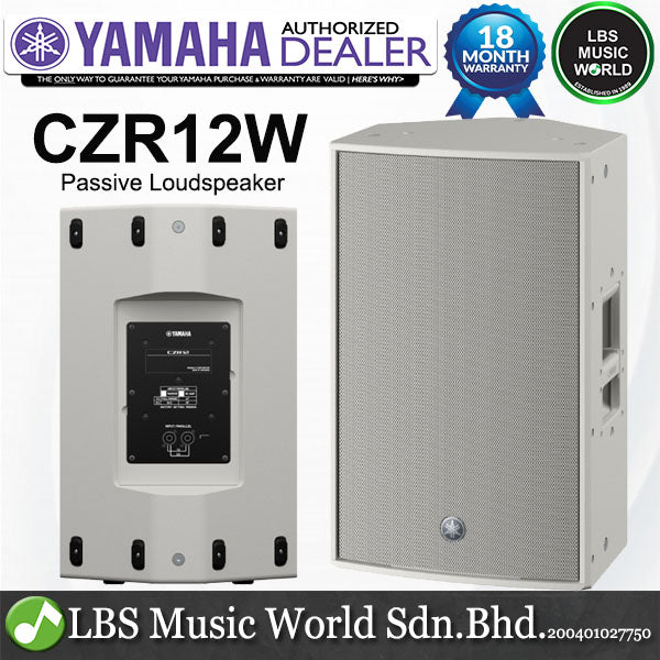 Yamaha CZR12 800 Watt 12" 2 Way with Bass Reflex Lightweight Passive Speaker