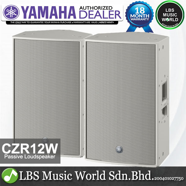 Yamaha CZR12 800 Watt 12" 2 Way with Bass Reflex Lightweight Passive Speaker
