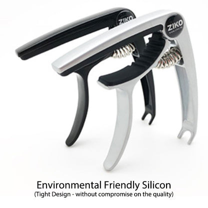 Ziko DC-10 Acoustic Classical Guitar High End Guitar Capo Silver (DC10 DC10SV)