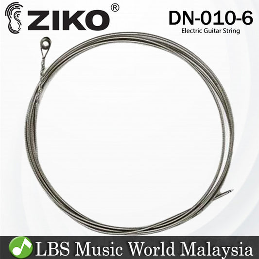 Ziko DN-010-6 Electric Guitar 6th Loose String Nickle Wound Extra Light Special Bright