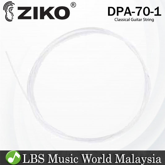 Ziko DPA-70 Classical Loose String 1st Nylon Core Plated Cooper Bright Rich Tone (DPA70)