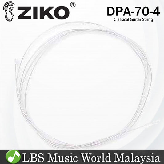 Ziko DPA-70 Classical Loose String 4th Nylon Core Plated Cooper Bright Rich Tone (DPA70)