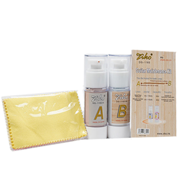 Ziko DG-1183 Guitar String Rust Remover and Body Polish Cleaner maintenance Kit (DG1183)