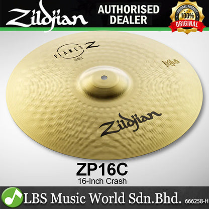 Zildjian ZP16C Planet Z 16 Inch Crash Cymbal