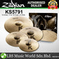 Zildjian KS5791 K Family Sweet 4 Pieces Cymbal Pack -15" Hihat / 17 & 19" Crash / 21" Ride