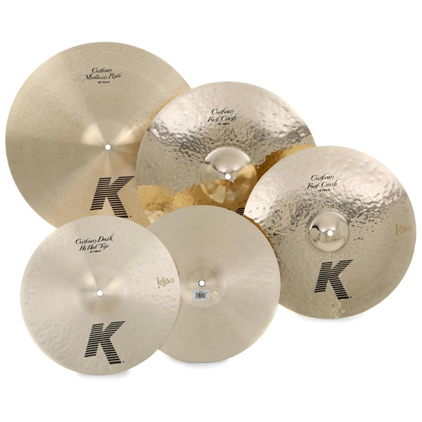 Zildjian KC0801W K Family Custom Workship Cymbal Pack - 14" Hihat / 16 & 18" Crash / 20" Ride
