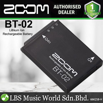 Zoom BT 02 Lithium Ion Rechargeable Battery For Zoom Q4  (BT 02  BT 02)