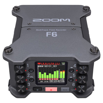 Zoom F6 6 Channel Multitrack Field Recorder Mixer and USB Audio Interface (F-6 F 6)