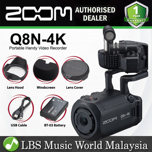 Zoom Q8n-4K 4K Ultra High Definition Portable Handy Video and Audio Recorder with Touchscreen (Q8n)