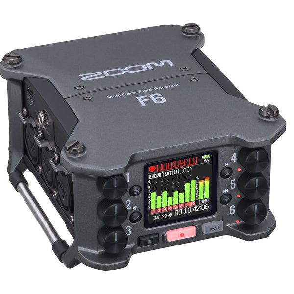 Zoom F6 6 Channel Multitrack Field Recorder Mixer and USB Audio Interface (F-6 F 6)