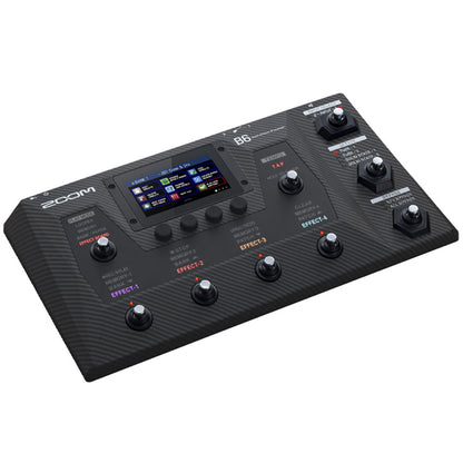 Zoom B6 Bass Multi Effects Processor Guitar with Touchscreen, Tuner and FX Loop (B 6)