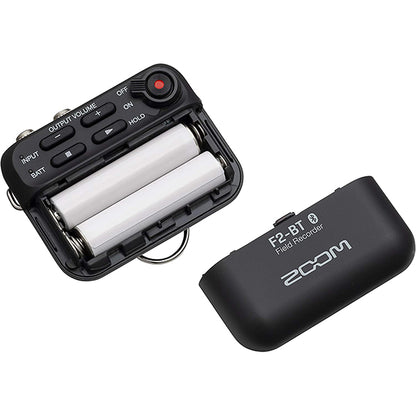 Zoom F2-BT Field Recorder with Lavalier Microphone and Bluetooth Control With LMF-2 Lavalier Mic (F2 BT)