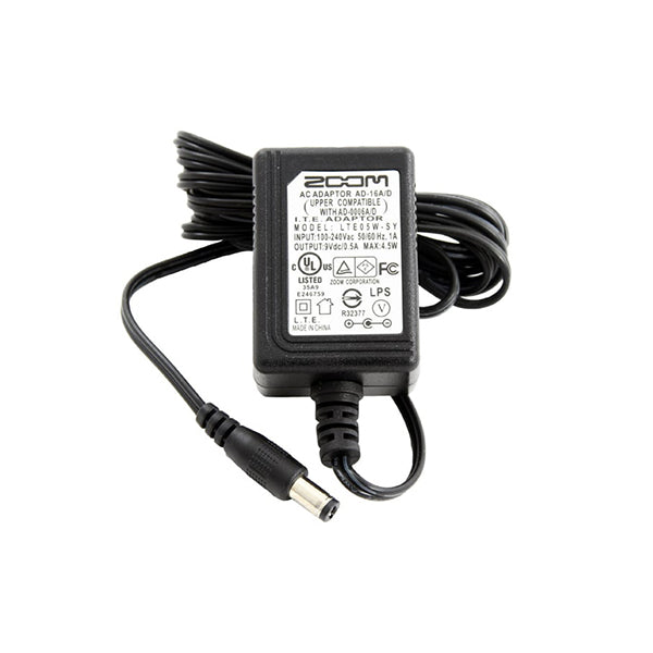 Zoom AD-16 9V Power Supply Adaptor For Zoom Effect Pedal Adapter (AD16 AD 16)