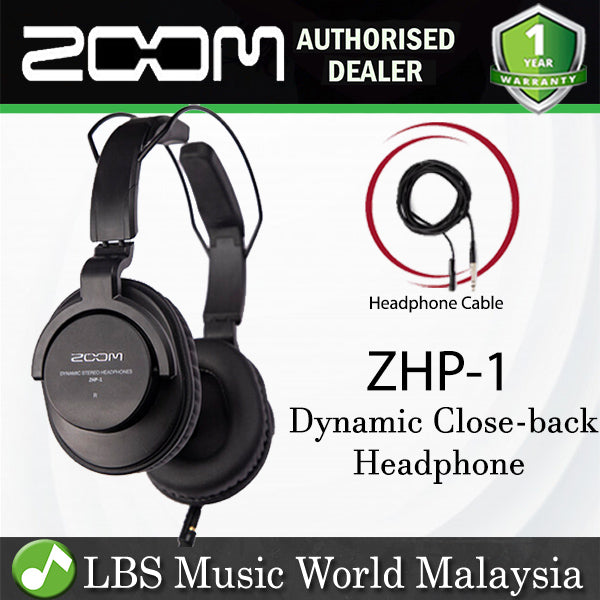 [Not Available] Zoom ZHP-1 Dynamic Studio Closed Back Headphone With Closed Back (ZHP1 ZHP 1)