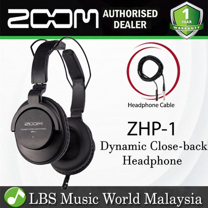 [Not Available] Zoom ZHP-1 Dynamic Studio Closed Back Headphone With Closed Back (ZHP1 ZHP 1)
