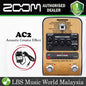 Zoom AC-2 Acoustic Creator Effect Pedal Stompbox Enhanced Direct DI Box (AC2 AC 2)