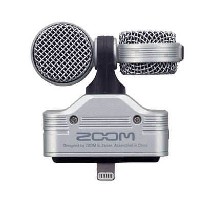 Zoom iQ7 Rotating Mid Side Stereo Capsule Mic Microphone Lightning Connector for iOS (IQ 7)