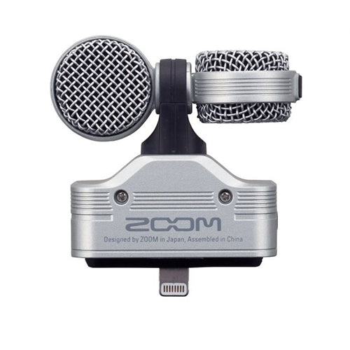 Zoom iQ7 Rotating Mid Side Stereo Capsule Mic Microphone Lightning Connector for iOS (IQ 7)