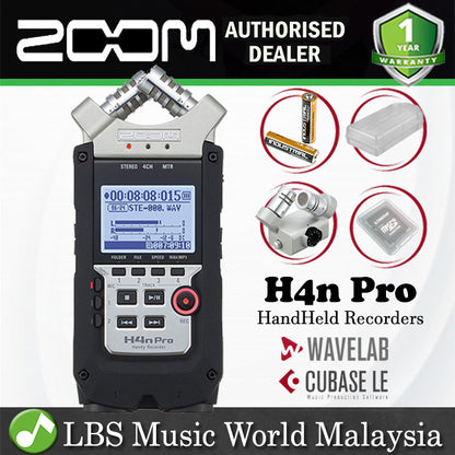 Zoom H4N Pro Handy Recorder Field Recorder 2x2 USB Mic Audio Interface (H4 H 4 4N)