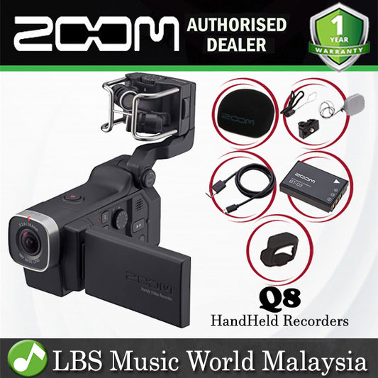 Zoom Q8 Handy Video Audio Recorder Mic Microphone LCD Screen (Q 8)