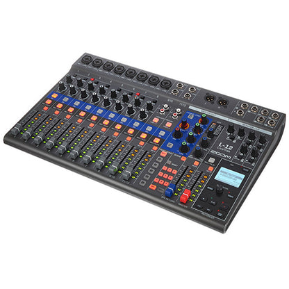 [Not Available] Zoom LiveTrak L-12 12 Channel Digital Mixer Recorder Audio Interface With CBL-20 (L12 L 12)