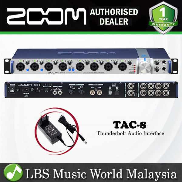 Zoom TAC-8 18x20 Thunderbolt Audio Interface Converter (TAC8 TAC 8)