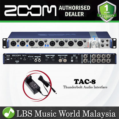 Zoom TAC-8 18x20 Thunderbolt Audio Interface Converter (TAC8 TAC 8)
