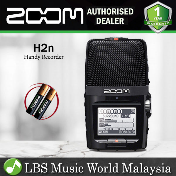 Zoom H2n Handy Recorder Field Recorder (H-2n)