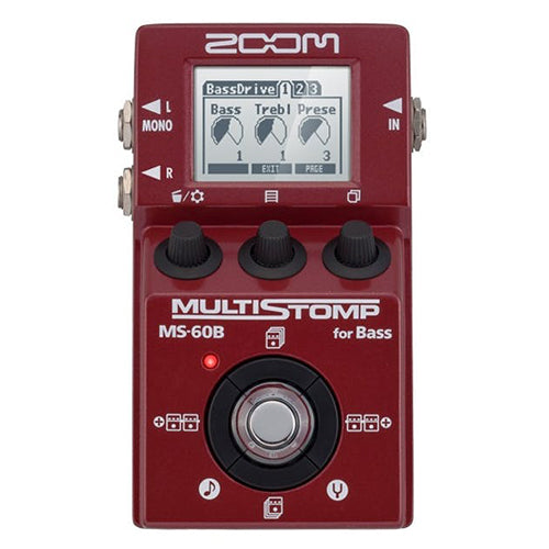 [Not Available] Zoom MS-60B Multistomp Bass Guitar Multi Effects Pedal With Adapter (MS60B MS 60B)