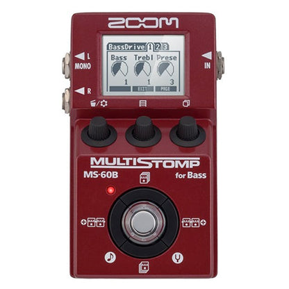 [Not Available] Zoom MS-60B Multistomp Bass Guitar Multi Effects Pedal With Adapter (MS60B MS 60B)