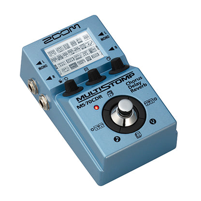 Zoom MS-70CDR MultiStomp Multi Effect Pedal Chorus Delay Reverb Stompbox (MS70CDR MS 70CDR)