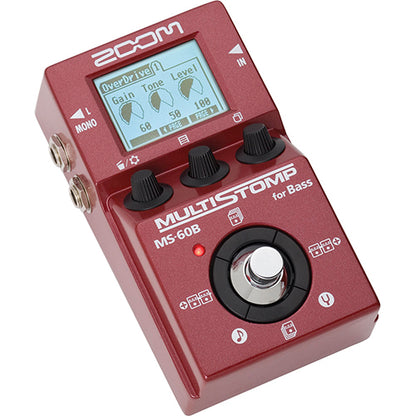 [Not Available] Zoom MS-60B Multistomp Bass Guitar Multi Effects Pedal With Adapter (MS60B MS 60B)
