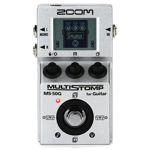 [Discontinued] Zoom MS-50G Multistomp Guitar Multi Effects Pedal Stompbox With Adapter (MS50G MS 50G)