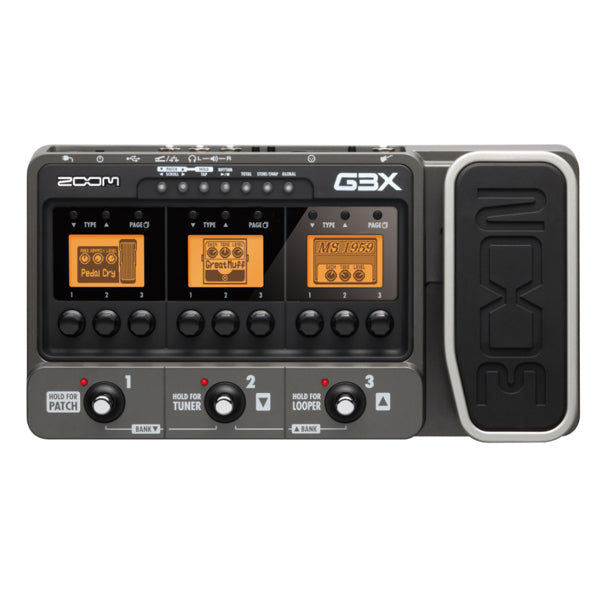 Clearance - Zoom G3X Guitar Multi Effects and Amplifier Simulator with Expression Pedal - Replace by G3Xn (G3 X)