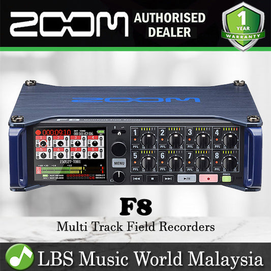 [Discontinued]  Zoom F8 Multitrack Field Recorder Mixer and USB Audio Interface (F 8)