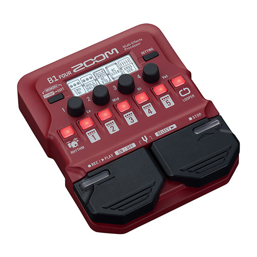 Zoom B1 FOUR Bass Guitar Multi Effects Processor Pedal Stompbox (B1FOUR B14)