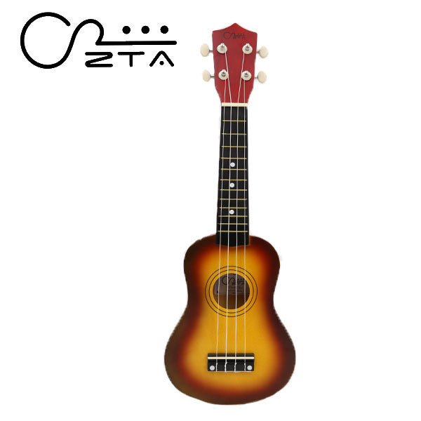 ZTA 21 Inch Soprano Ukulele Hawaii Guitar Beginner Starter Package (Sunburst)