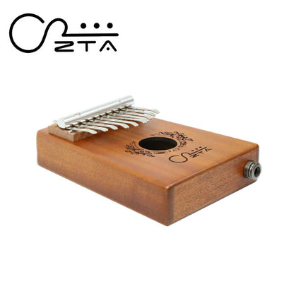 ZTA 10 Key Mahogany Kalimba With EQ Beginner Bundle Thumb Harp Piano Finger Percussion