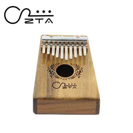 ZTA 10 Key Koa Kalimba Thumb Finger African Piano Traditional Musical Instrument