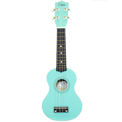ZTA 21 Inch Soprano Ukulele Hawaii Guitar Beginner Starter Package (Turquoise)